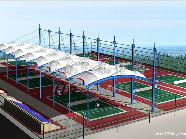 球场泳池膜结构