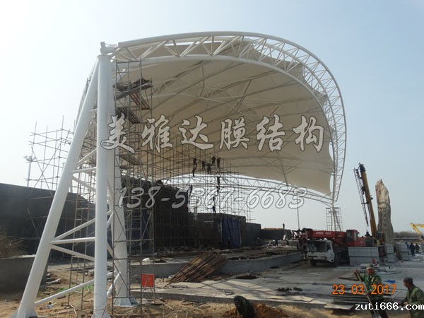 潍坊滨海沙滩膜结构工程