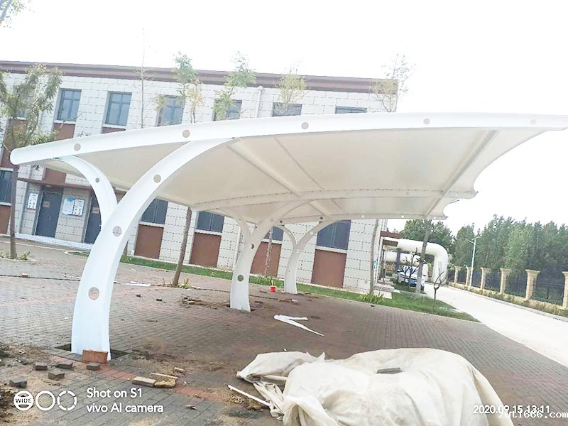 淄博热力车棚膜结构